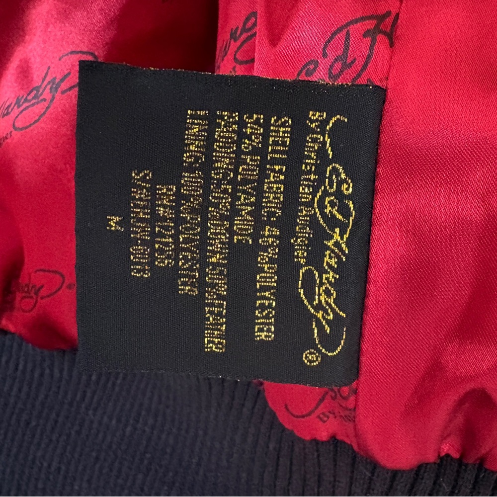 Ed Hardy Black Vest with Skull and Floral Embroidery - Picture 10 of 13